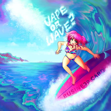 Vape of Wave? (Album Art Commission)